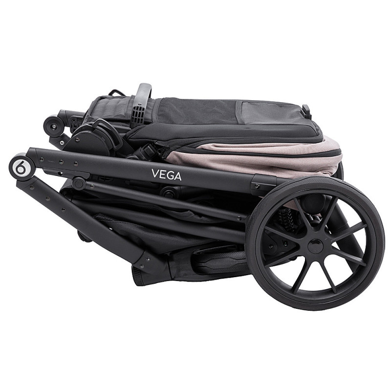 Універсальна коляска 2 в 1 Bair Vega Soft vs-02 sand капучино