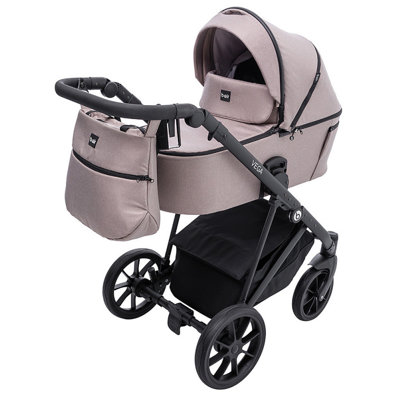 Універсальна коляска 2 в 1 Bair Vega Soft vs-02 sand капучино
