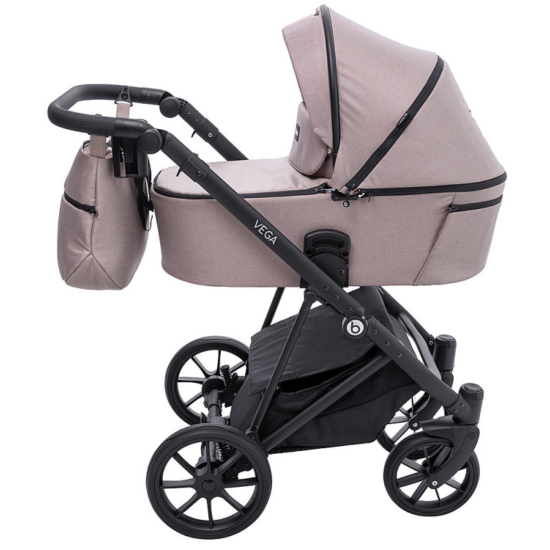 Універсальна коляска 2 в 1 Bair Vega Soft vs-02 sand капучино
