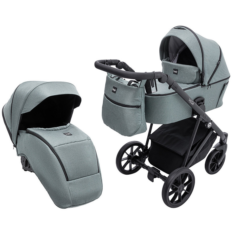 Універсальна коляска 2 в 1 Bair Vega Soft vs-03 sage нефрит