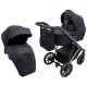 Універсальна коляска 2 в 1 Bair Vega Soft black magma чорний
