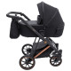 Універсальна коляска 2 в 1 Bair Vega Soft black magma чорний