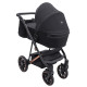 Універсальна коляска 2 в 1 Bair Vega Soft black magma чорний