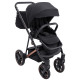 Універсальна коляска 2 в 1 Bair Vega Soft black magma чорний