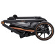 Універсальна коляска 2 в 1 Bair Vega Soft black magma чорний