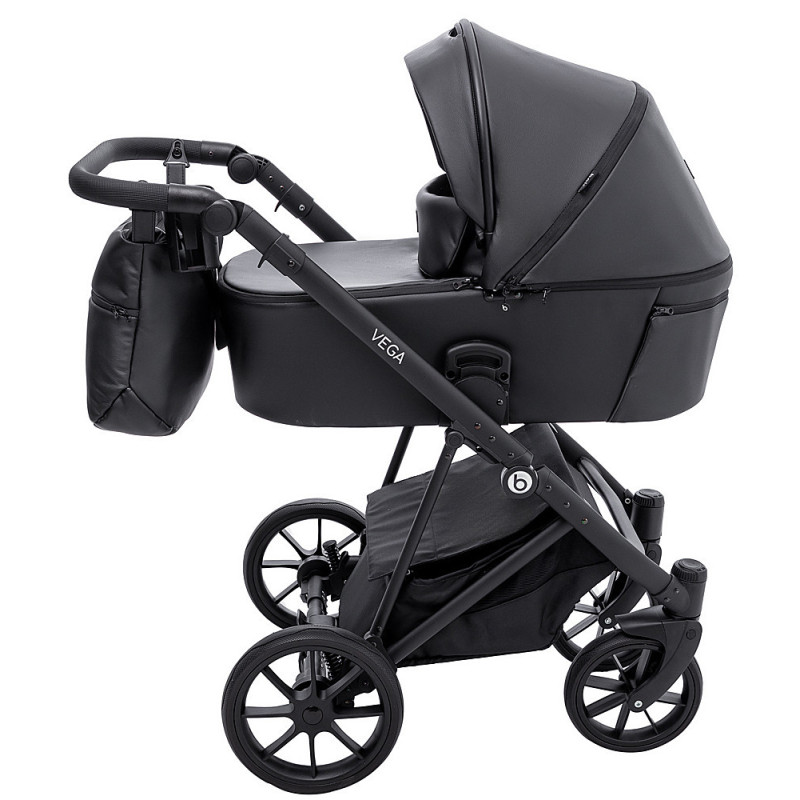 Універсальна коляска 2 в 1 Bair Vega ECO чорний
