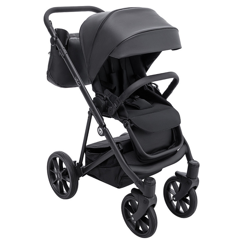 Універсальна коляска 2 в 1 Bair Vega ECO чорний