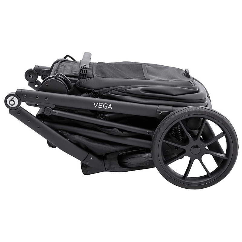 Універсальна коляска 2 в 1 Bair Vega ECO чорний