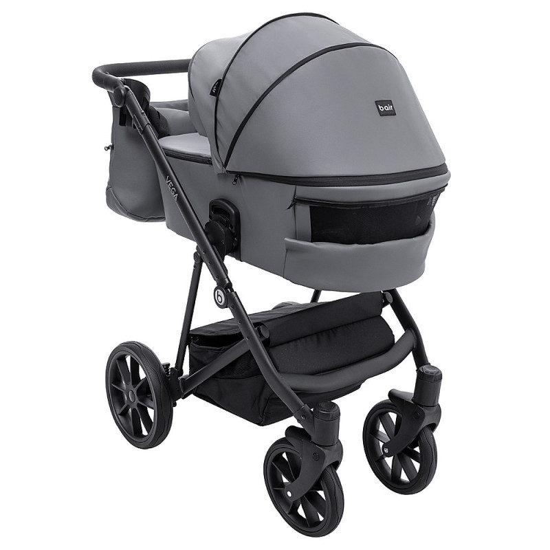 Універсальна коляска 2 в 1 Bair Vega ECO темно-сірий