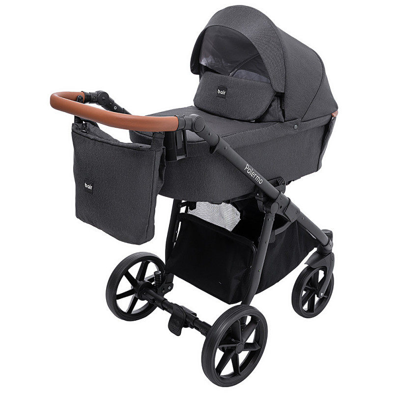 Універсальна коляска 2 в 1 Bair Palermo чорний