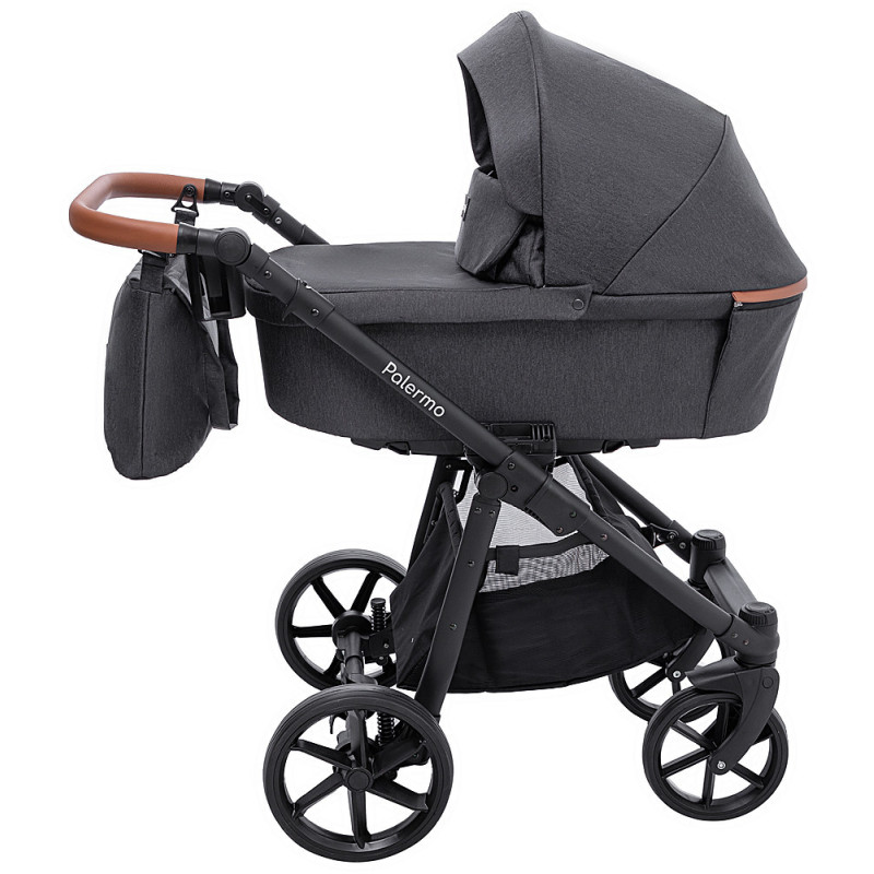 Універсальна коляска 2 в 1 Bair Palermo чорний