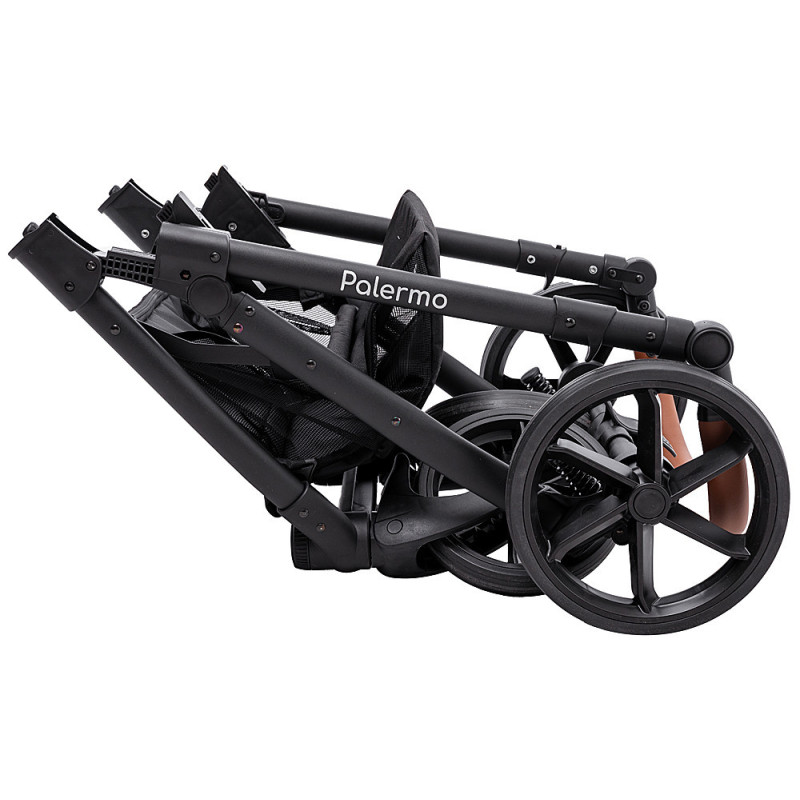 Універсальна коляска 2 в 1 Bair Palermo bp-02 графіт