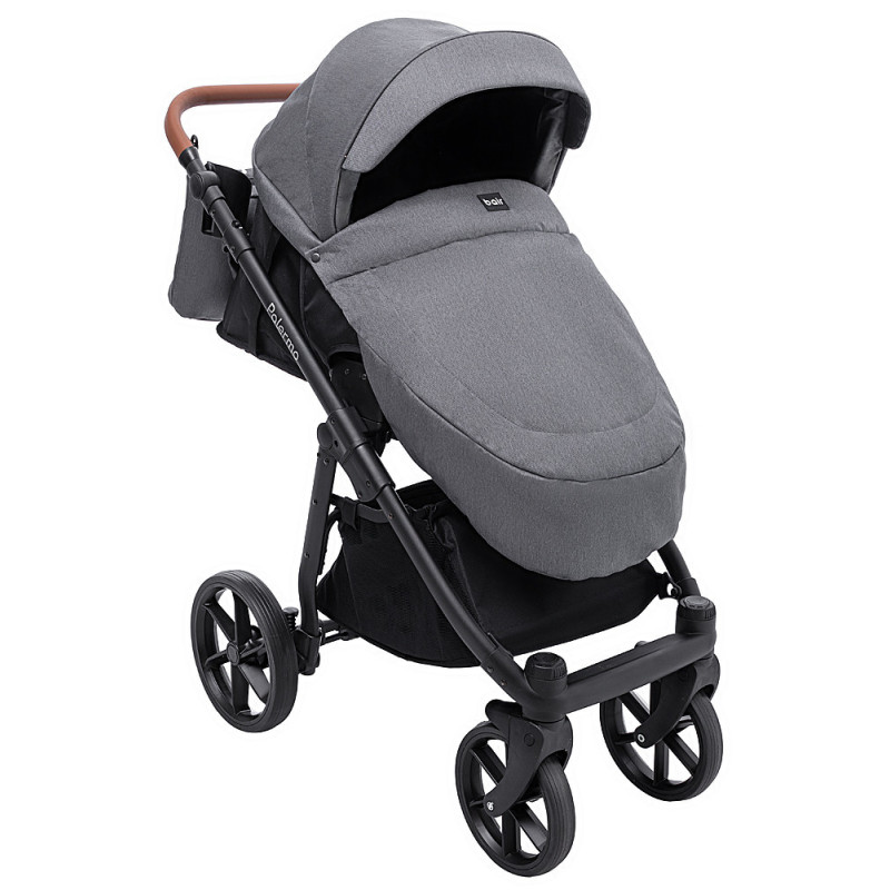 Універсальна коляска 2 в 1 Bair Palermo bp-02 графіт