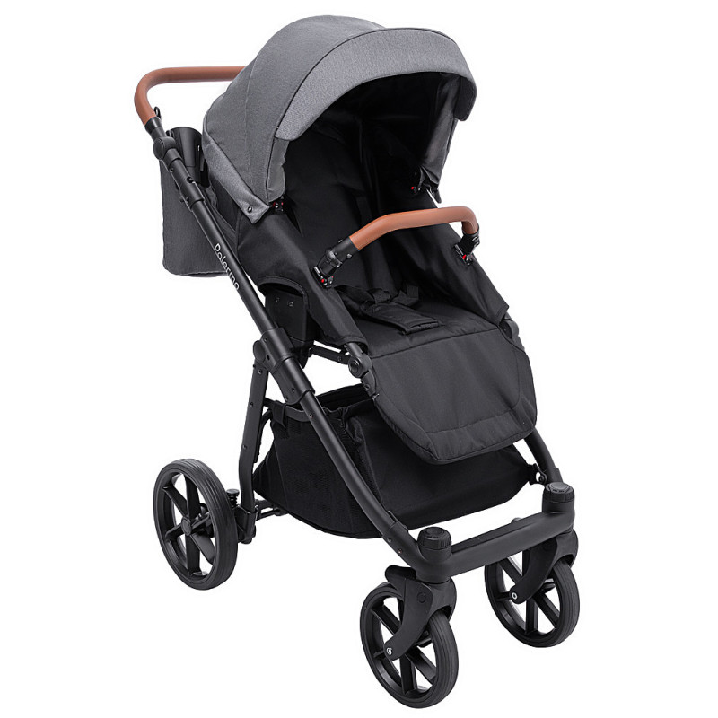 Універсальна коляска 2 в 1 Bair Palermo bp-02 графіт