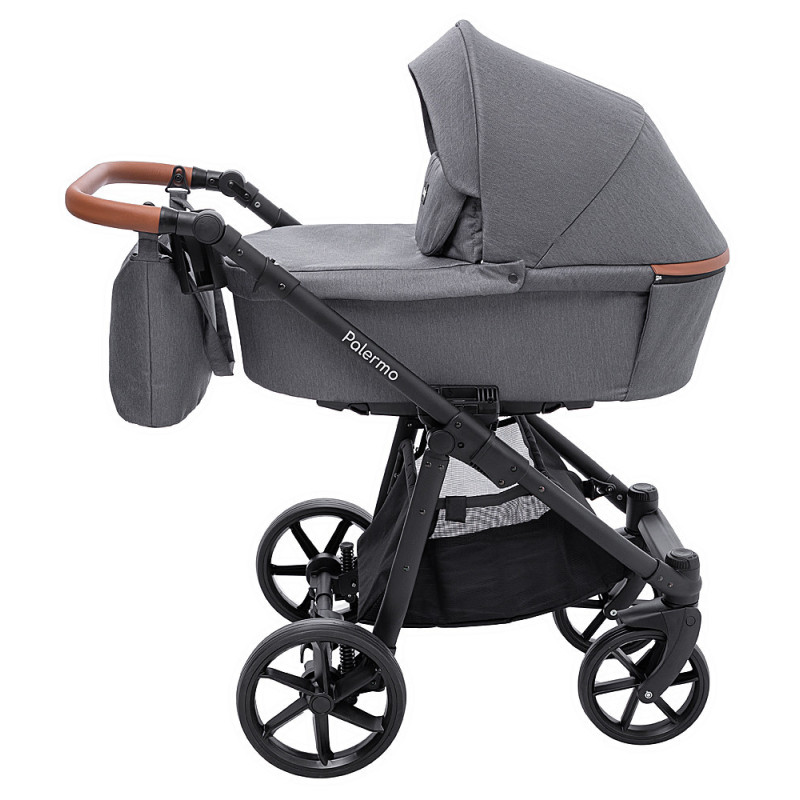 Універсальна коляска 2 в 1 Bair Palermo bp-02 графіт