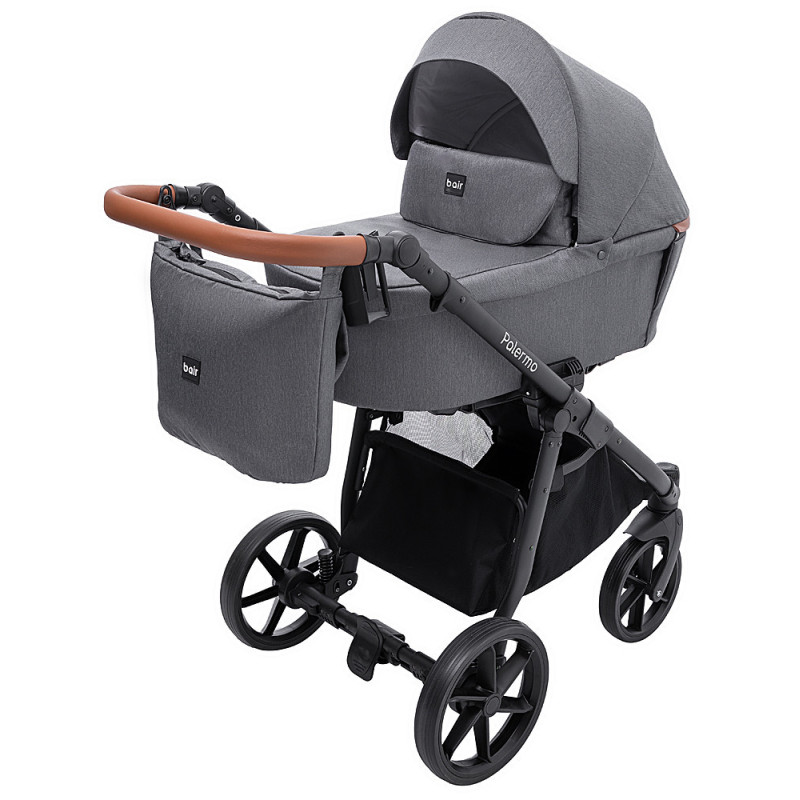 Універсальна коляска 2 в 1 Bair Palermo bp-02 графіт