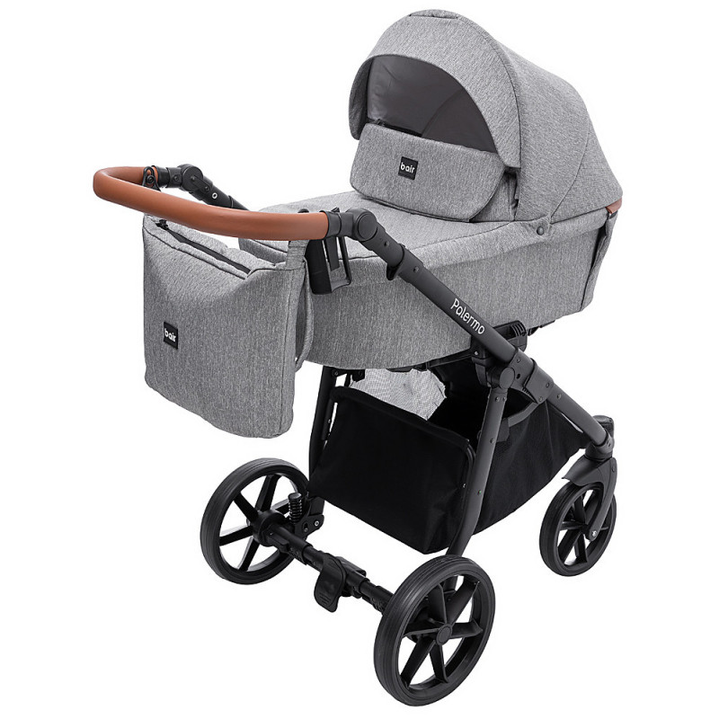 Універсальна коляска 2 в 1 Bair Palermo темно-сірий
