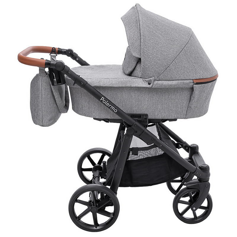 Універсальна коляска 2 в 1 Bair Palermo темно-сірий