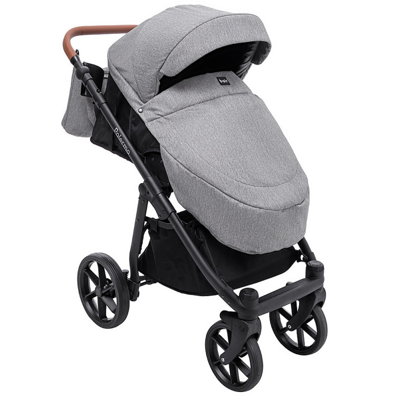 Універсальна коляска 2 в 1 Bair Palermo темно-сірий