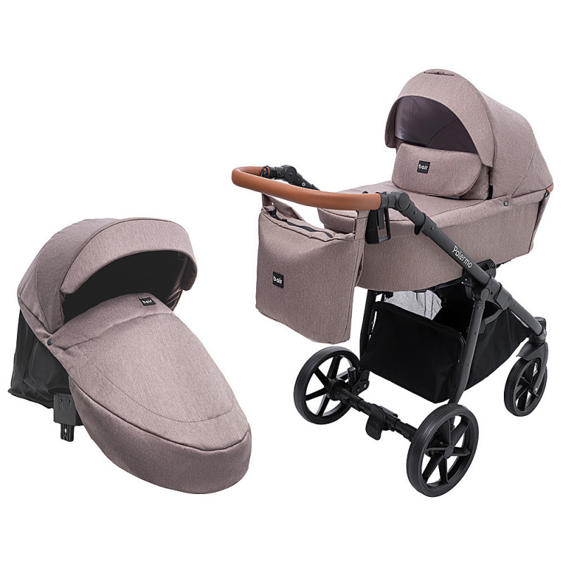 Універсальна коляска 2 в 1 Bair Palermo капучино