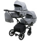 Універсальна коляска 2 в 1 для двійні Bair Kiwi DUO Soft BKP-218 сірий