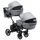 Універсальна коляска 2 в 1 для двійні Bair Kiwi DUO Soft BKP-218 сірий