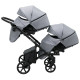 Універсальна коляска 2 в 1 для двійні Bair Kiwi DUO Soft BKP-218 сірий