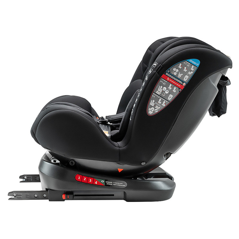 Автокрісло Bair Uno 360 i-size Iso-fix TB-01 total black