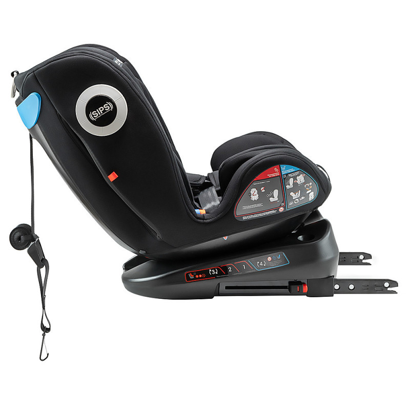 Автокрісло Bair i-Drive 360 Iso-fix TB-01 total black
