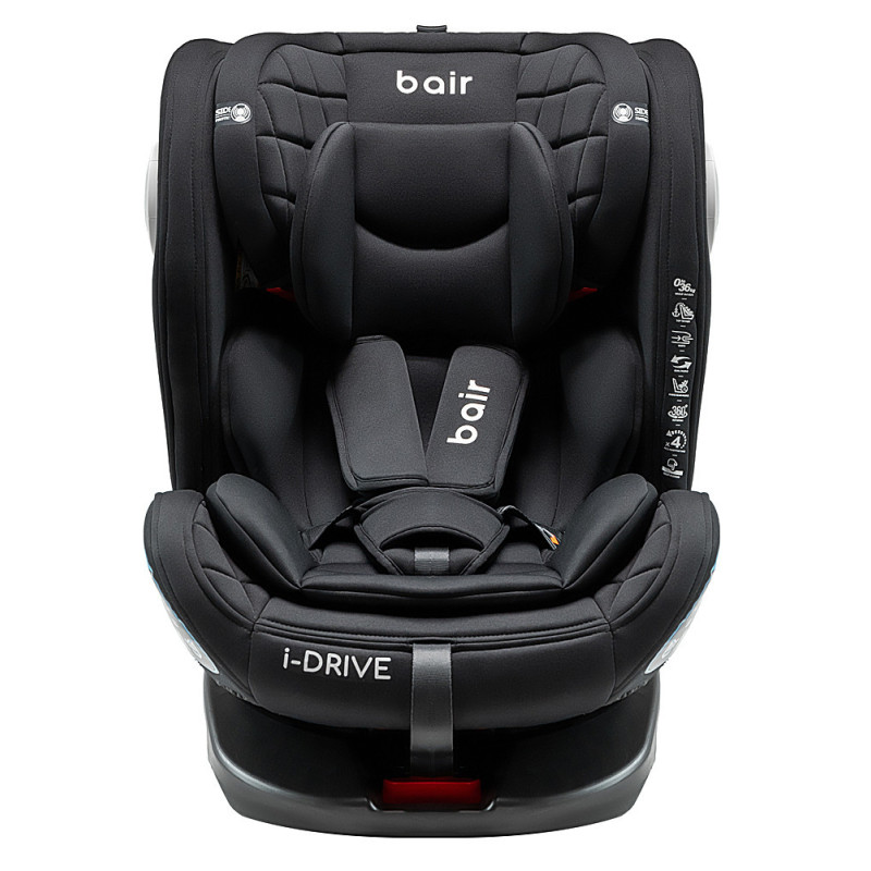 Автокрісло Bair i-Drive 360 Iso-fix TB-01 total black