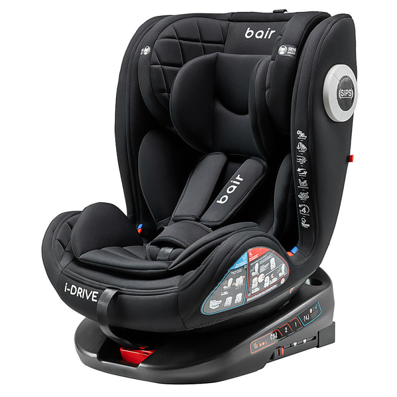 Автокрісло Bair i-Drive 360 Iso-fix TB-01 total black