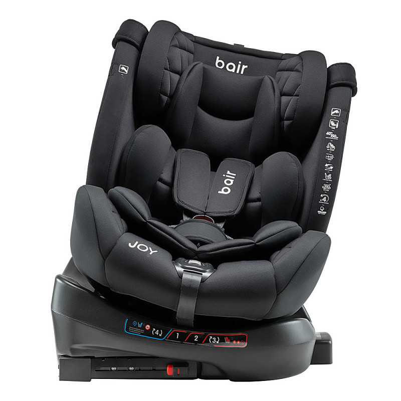 Автокрісло Bair Joy 360 i-size Iso-fix TB-01 total black