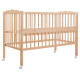 Ліжечко Bair Веселка V-1 відкидний бік, колеса бук натуральний
