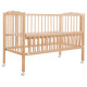 Ліжечко Bair Веселка V-1 відкидний бік, колеса бук натуральний