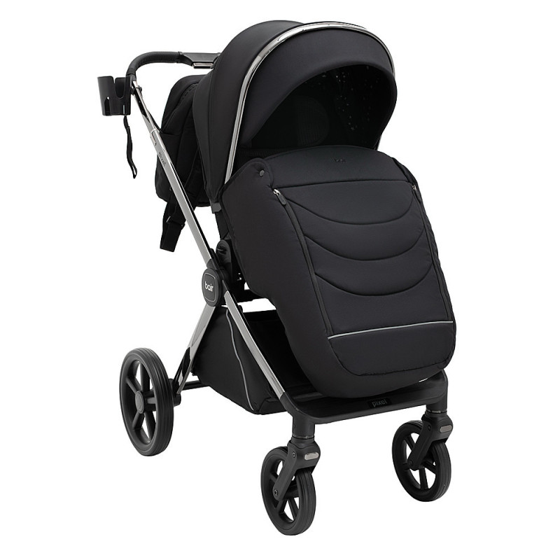 Універсальна коляска 2 в 1 Bair Pixel PL-01 чорний