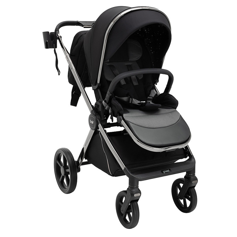 Універсальна коляска 2 в 1 Bair Pixel PL-01 чорний