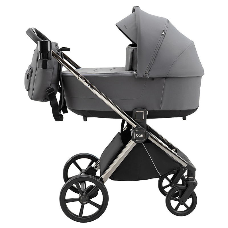 Універсальна коляска 2 в 1 Bair Pixel PL-02 графіт