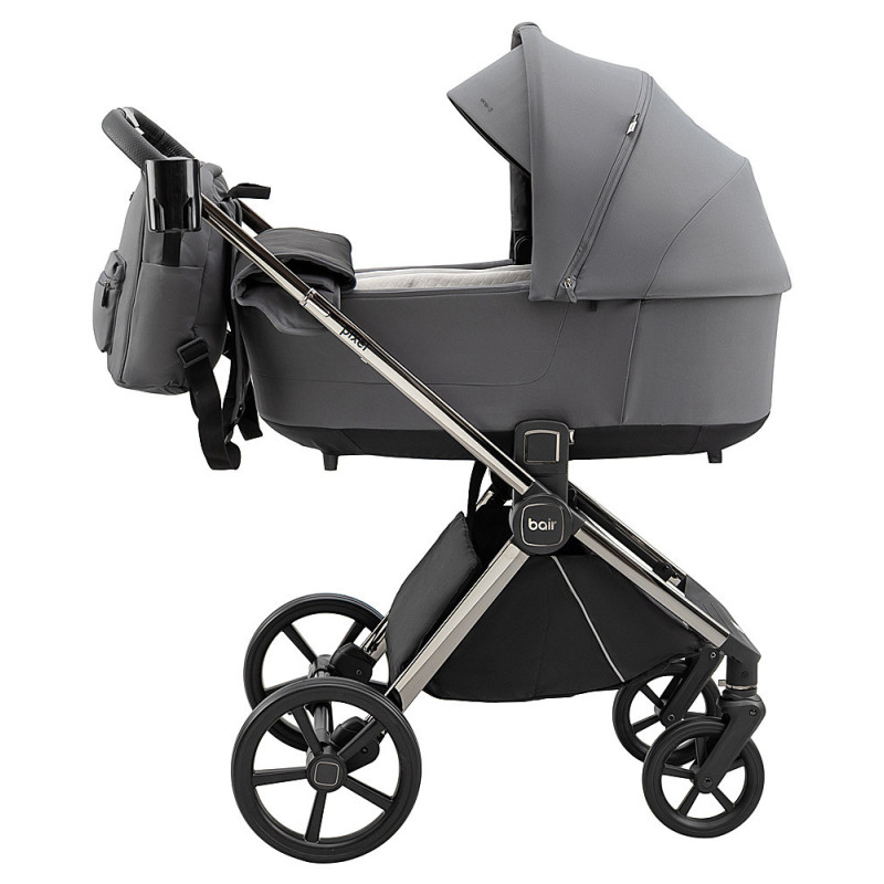 Універсальна коляска 2 в 1 Bair Pixel PL-02 графіт