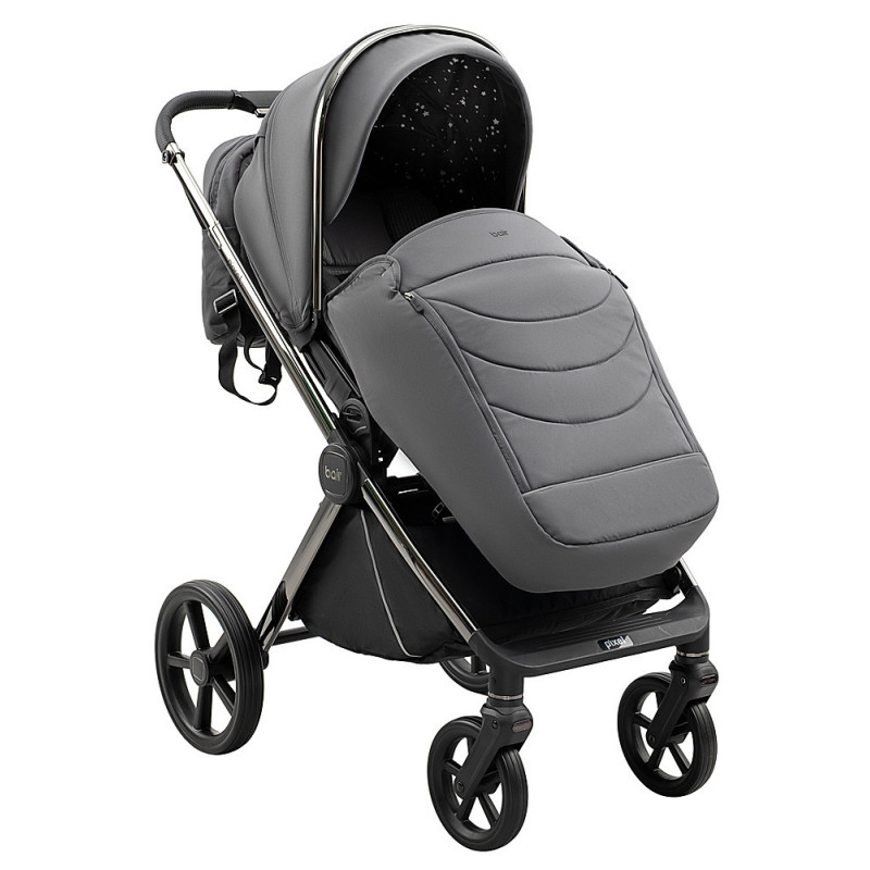 Універсальна коляска 2 в 1 Bair Pixel PL-02 графіт