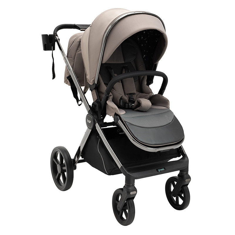 Універсальна коляска 2 в 1 Bair Pixel PL-03 капучино