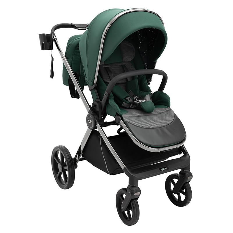 Універсальна коляска 2 в 1 Bair Pixel PL-04 зелений