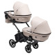 Універсальна коляска 2 в 1 для двійні Bair Kiwi DUO ECO BKD-33-1 капучино