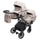 Універсальна коляска 2 в 1 для двійні Bair Kiwi DUO ECO BKD-33-1 капучино