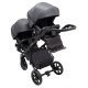 Універсальна коляска 2 в 1 для двійні Bair Kiwi DUO Soft BKD-219-1 графіт