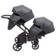 Універсальна коляска 2 в 1 для двійні Bair Kiwi DUO Soft BKD-219-1 графіт