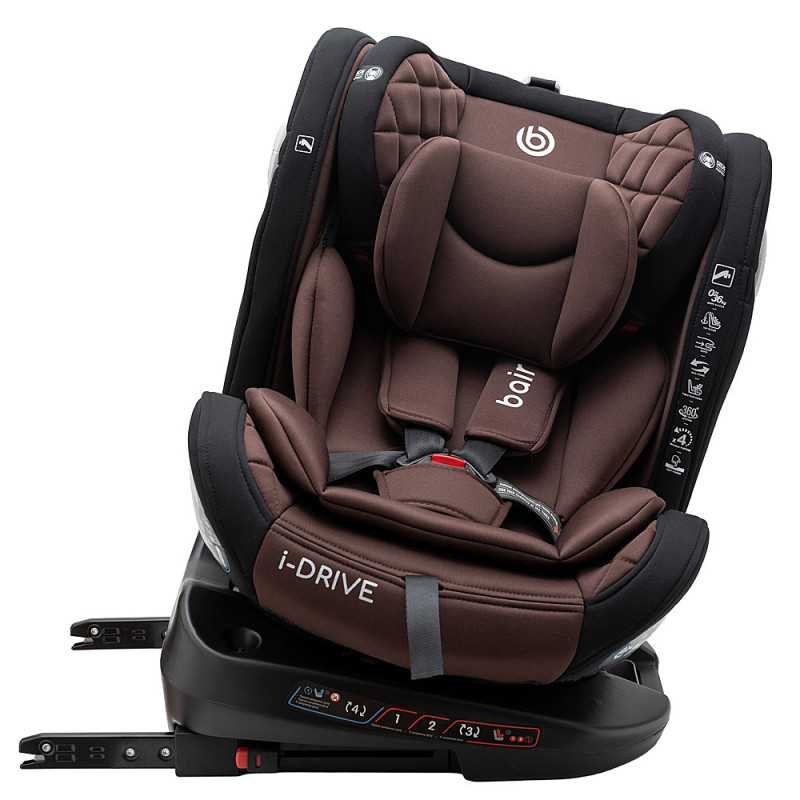 Автокрісло Bair i-Drive 360 Iso-fix CB-04 choco-black