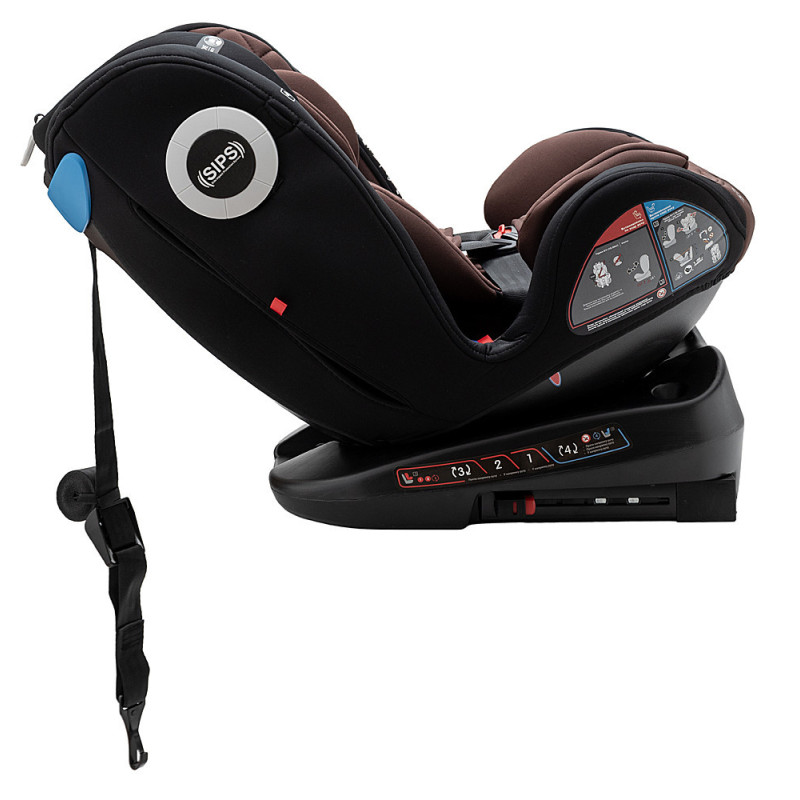Автокрісло Bair i-Drive 360 Iso-fix CB-04 choco-black