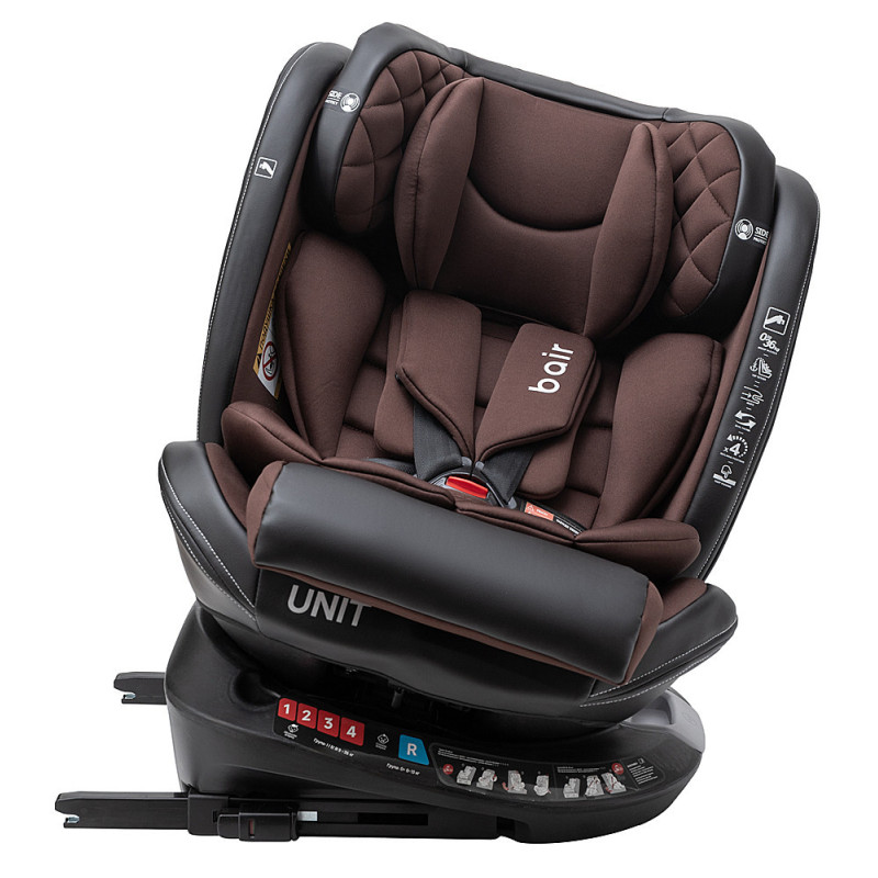 Автокрісло Bair Unit 360 Iso-fix CB-04 choco-black