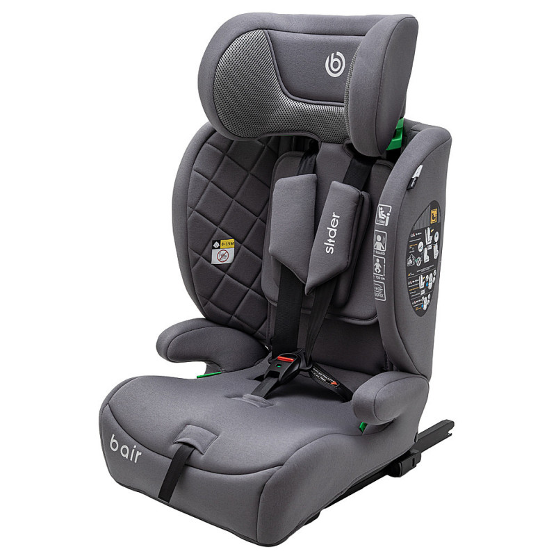 Автокрісло Bair Slider i-size Iso-fix BS-03 grey