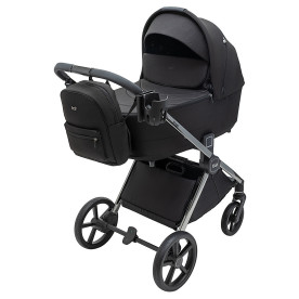 Універсальна коляска 2 в 1 Bair Pixel Chrome PC-01 black rock